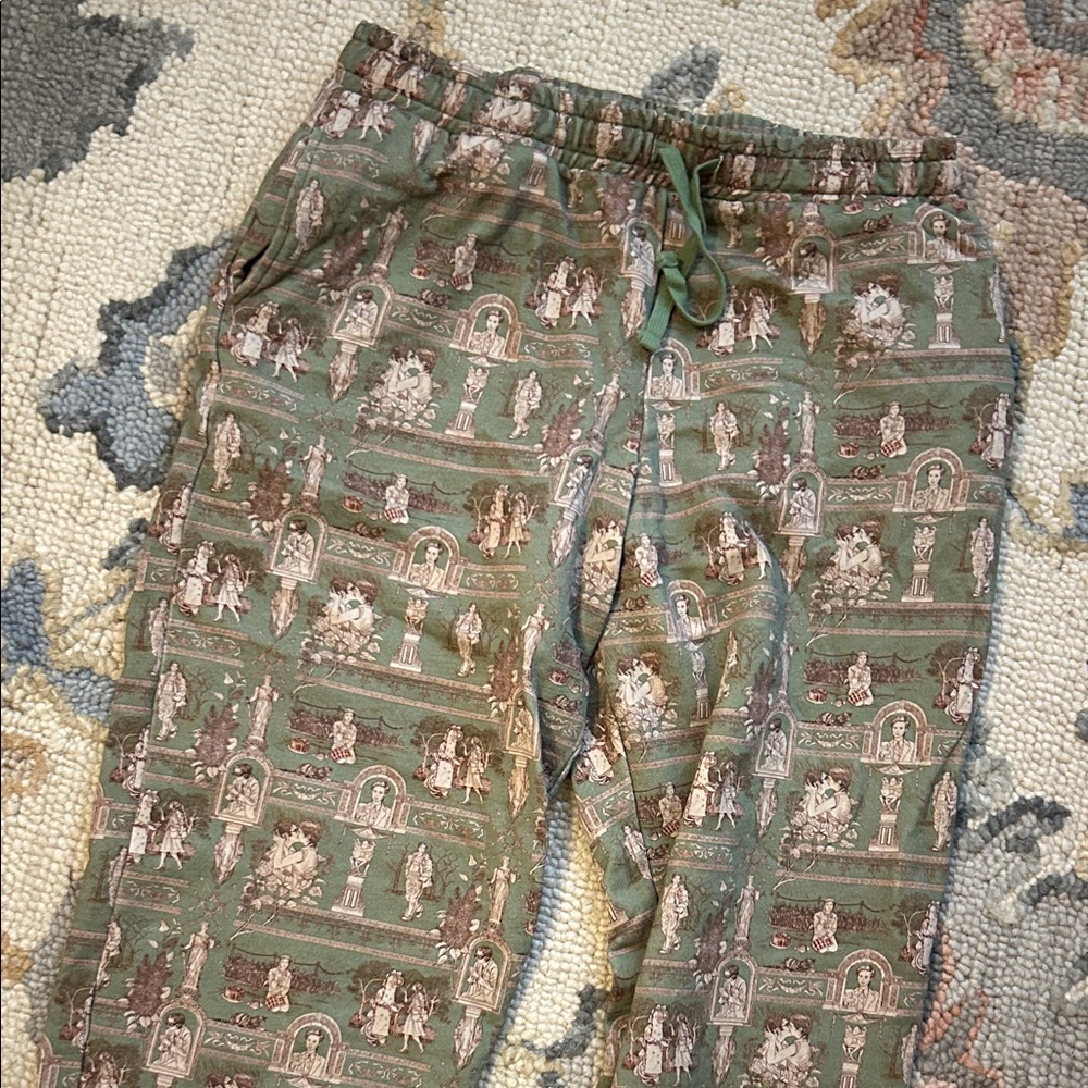 Rachel Antonoff Miranda Sex and the City print sweatpants L
